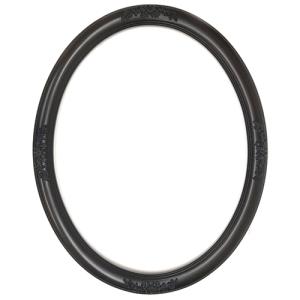 Closeout Oval Frame Dark Cherry with Rose Accents - 22" x 28"